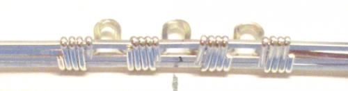 Judy Larson's Adding Loops for Dangles on a Classic Wire Bezel Wrap - , Classic Wire Jewelry, Wire Wrapping, Wrapping, Wire Wrapping Jewelry, Use half round wire to wrap the bezel wires together between the loops